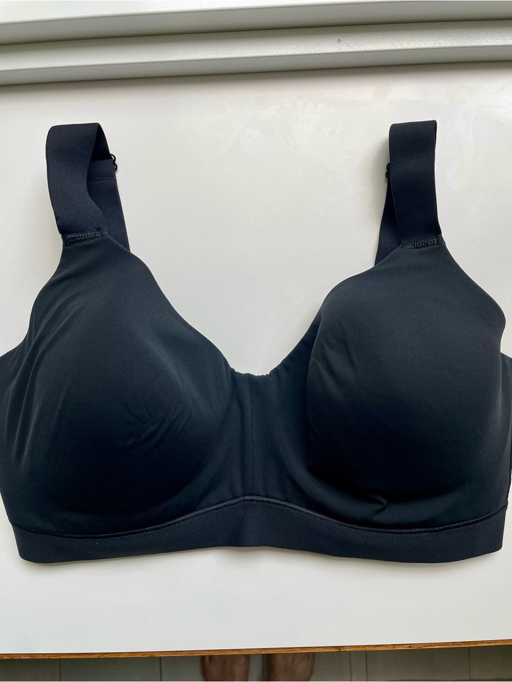 Natori Dynamic Convertible Contour Black Sports Bra 36DD High Impact